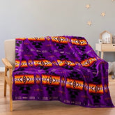 Silk Touch One-Ply Throw Blanket – Assorted Colours (50″×60″)